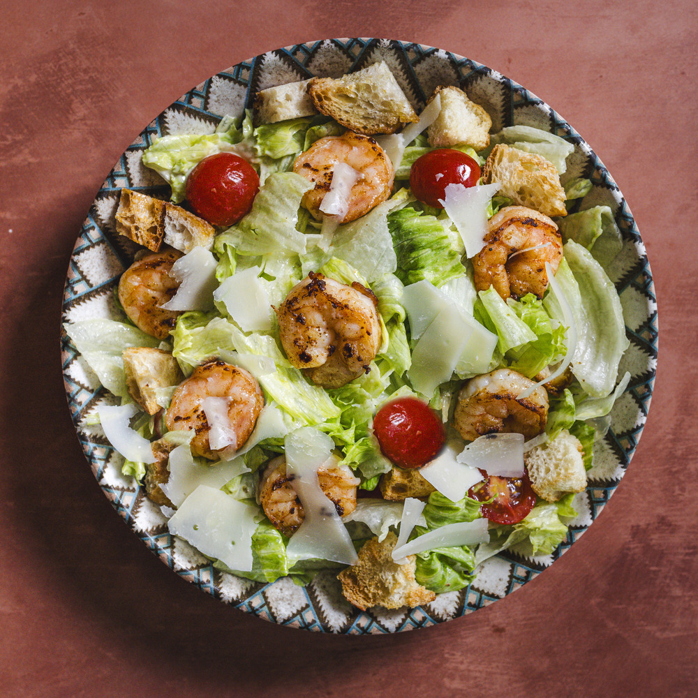 Salata Caesar cu Creveti