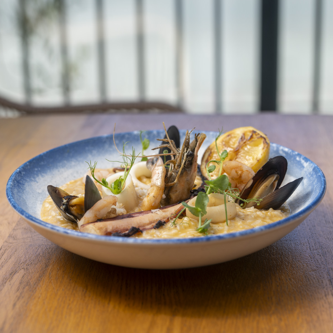 Risotto con frutti di mare