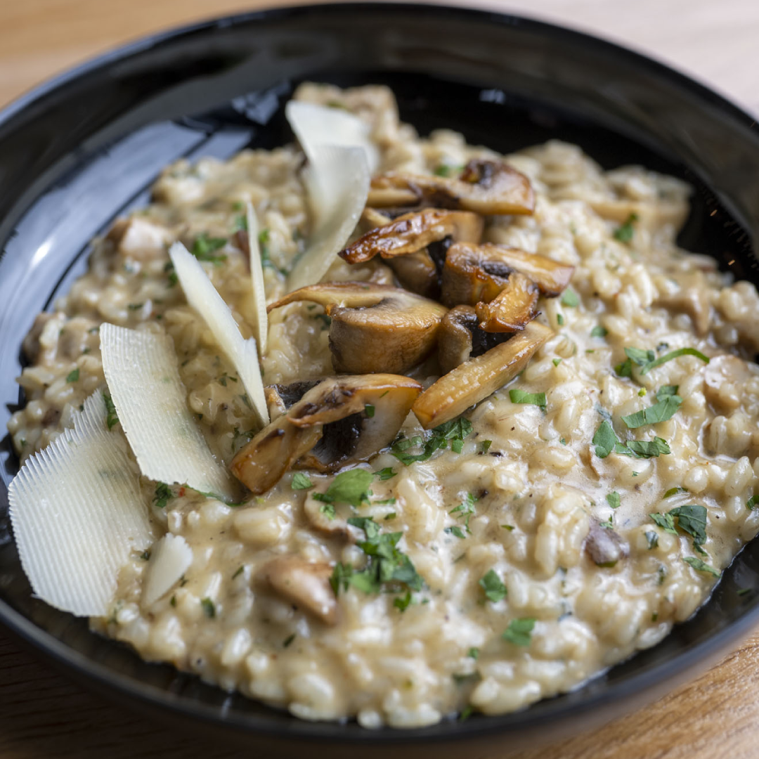Risotto con porcini e tartufo