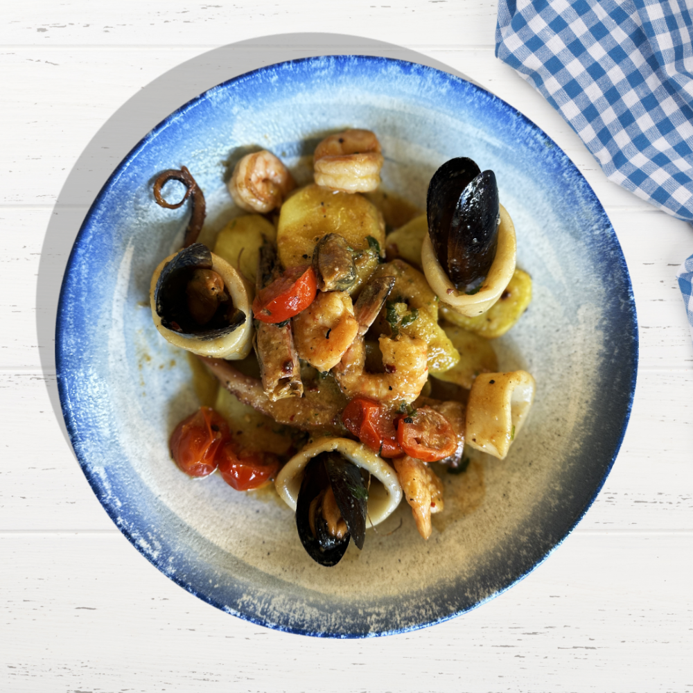 Salata cu fructe de mare