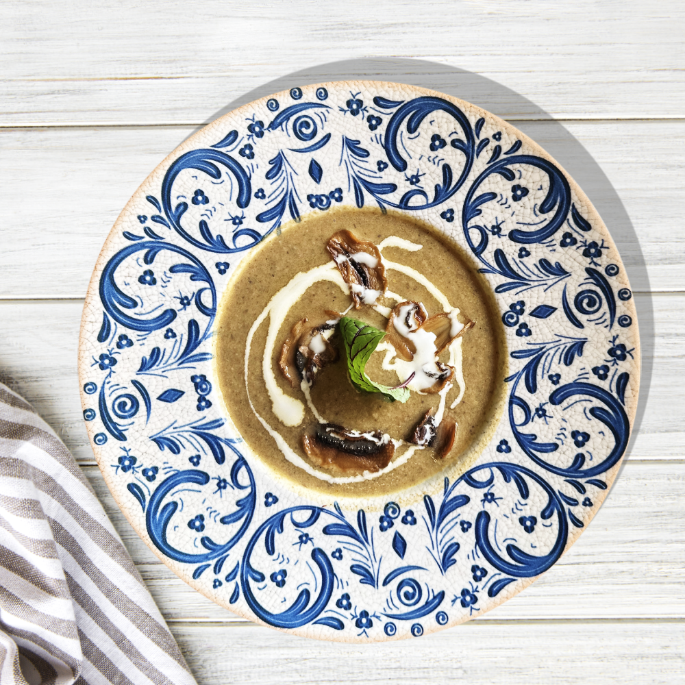 Supa Crema de Ciuperci (Lacto Vegetarian)